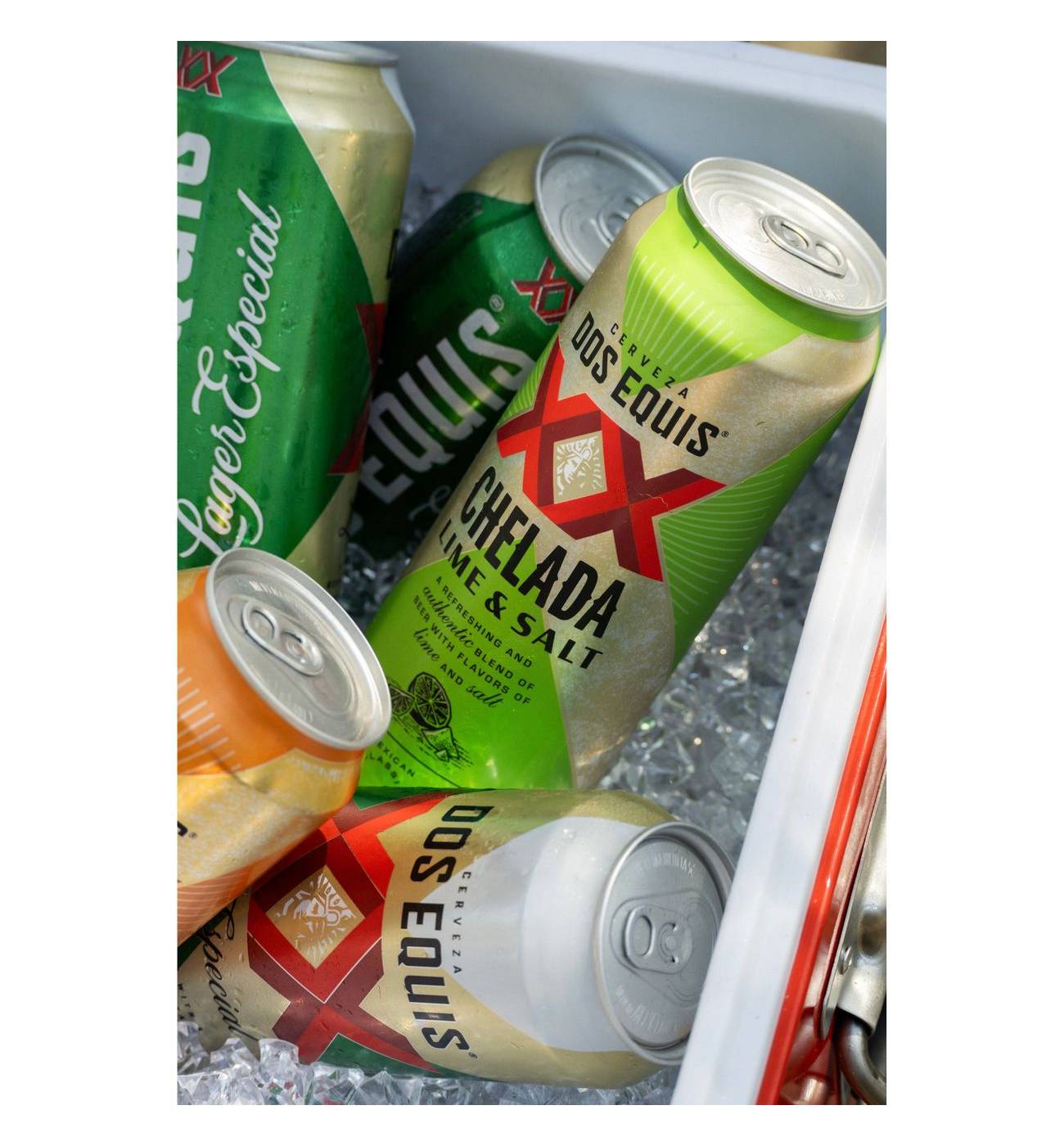 Dos Equis Lime & Salt Lager Especial Beer 6 pk Cans; image 4 of 4