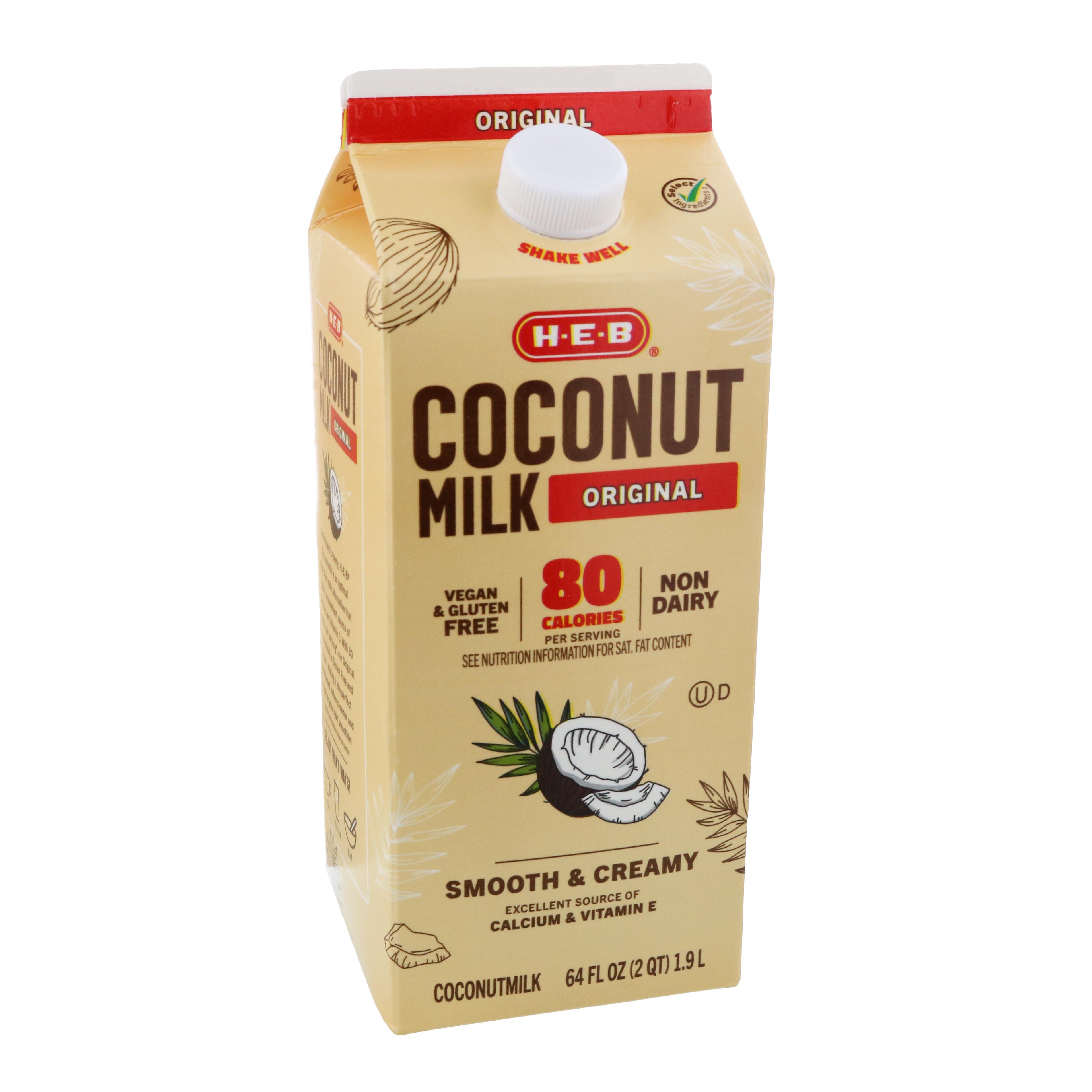 HEB Original Coconut Milk Shop Milk at HEB