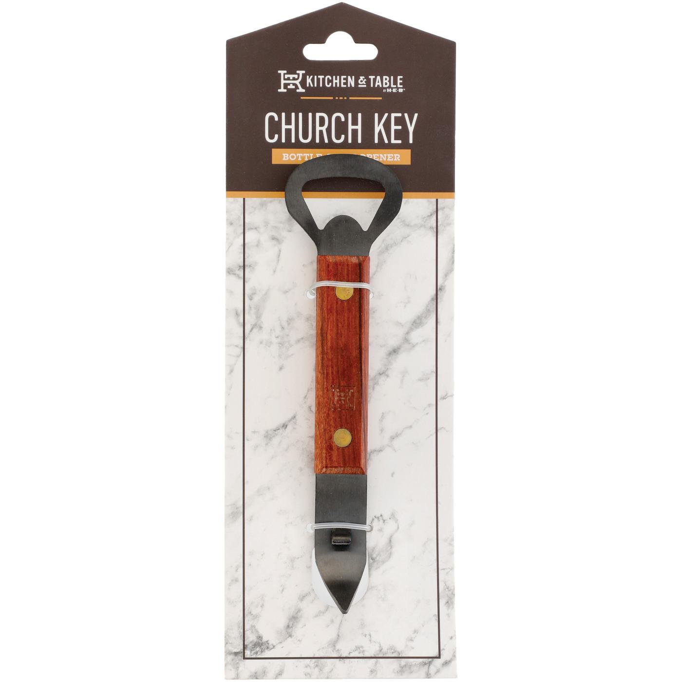 Kitchen & Table by H-E-B Church Key Bottle Opener; image 1 of 2