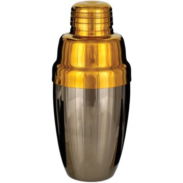 Kitchen & Table by H-E-B Stainless Steel Cocktail Shaker - Antique Gold, 17 oz