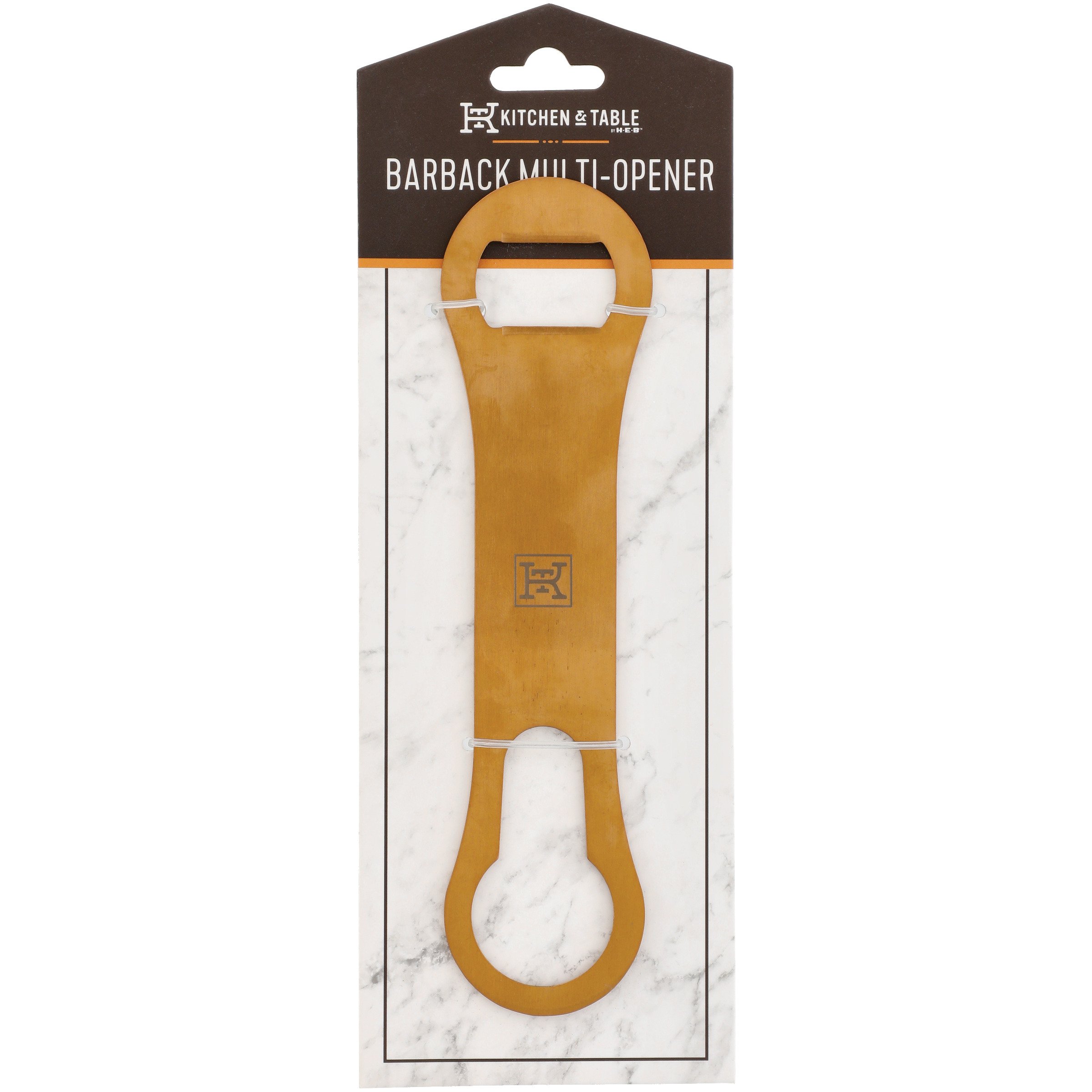 Kitchen & Table by H-E-B Stainless Steel Barback Multi-Opener - Antique Gold - Shop Bar Tools at H-E-B