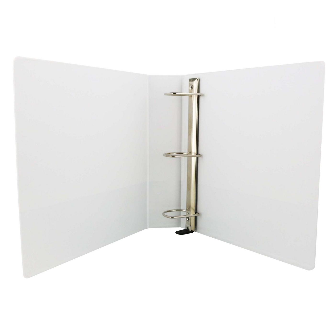 HEB Heavy Duty View Binder White Shop Binders at HEB