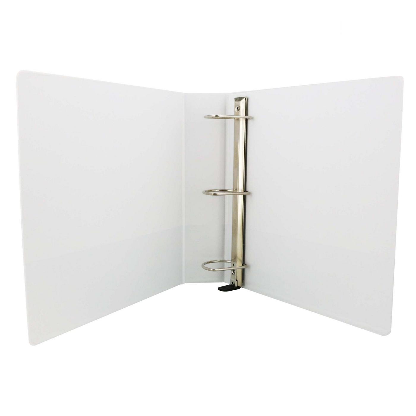 H-E-B Heavy Duty View Binder - White; image 2 of 2