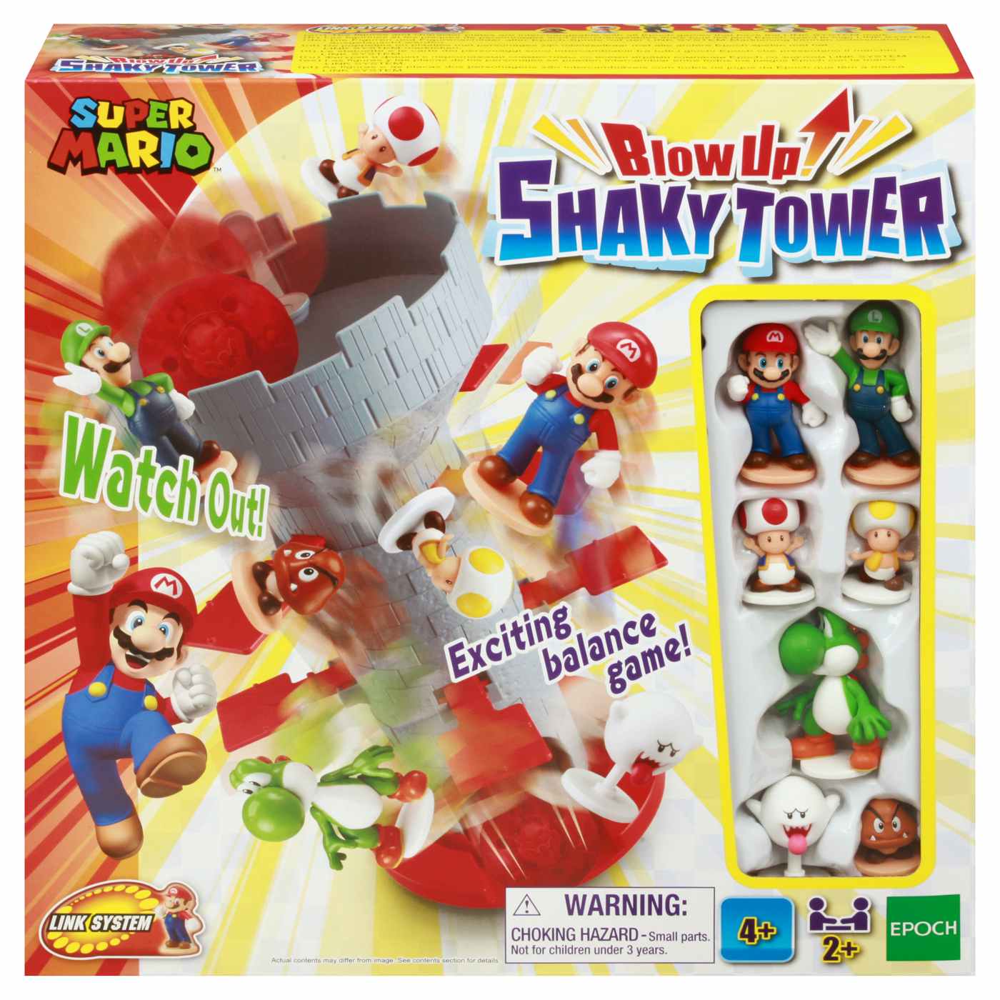 Super Mario Blow Up! Shaky Tower Balancing Game; image 1 of 6