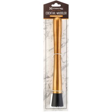 Kitchen & Table by H-E-B Stainless Steel Cocktail Muddler - Antique Gold
