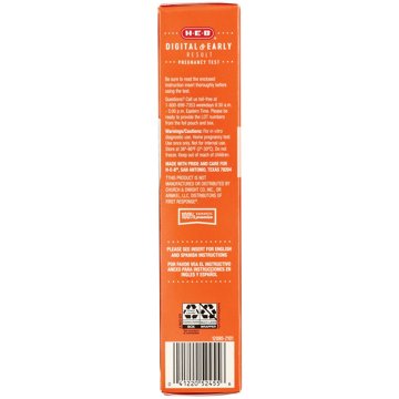H-E-B Digital & Early Result Pregnancy Test, 2 ct