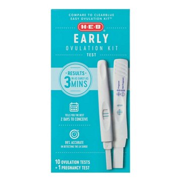 H-E-B Early Ovulation Kit + Pregnancy Test, 11 ct