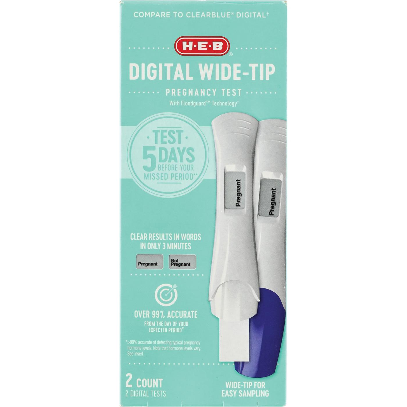 H-E-B Digital Pregnancy Test; image 1 of 2