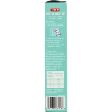 H-E-B Digital Pregnancy Test, 2 ct