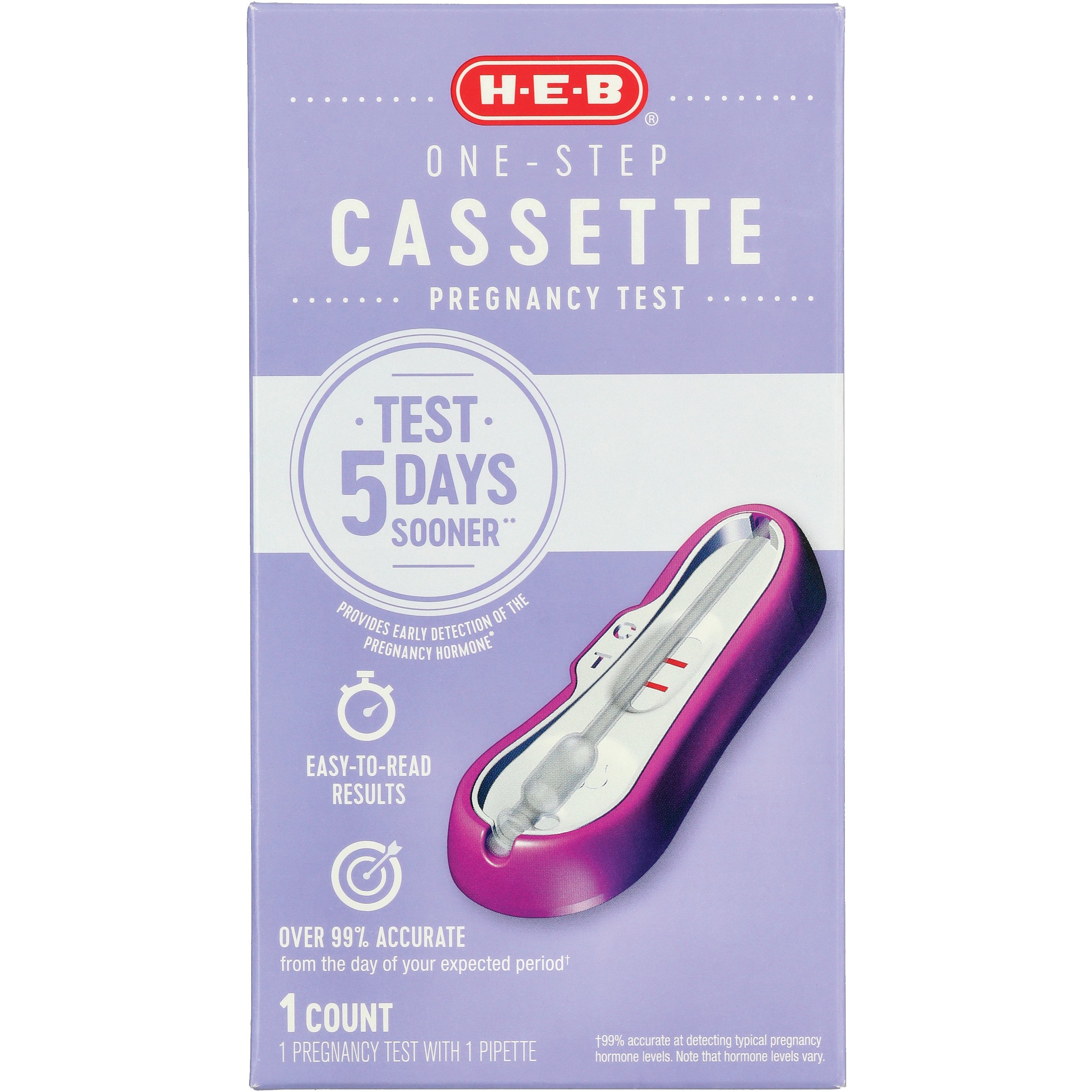 One Step Positive Pregnancy Test