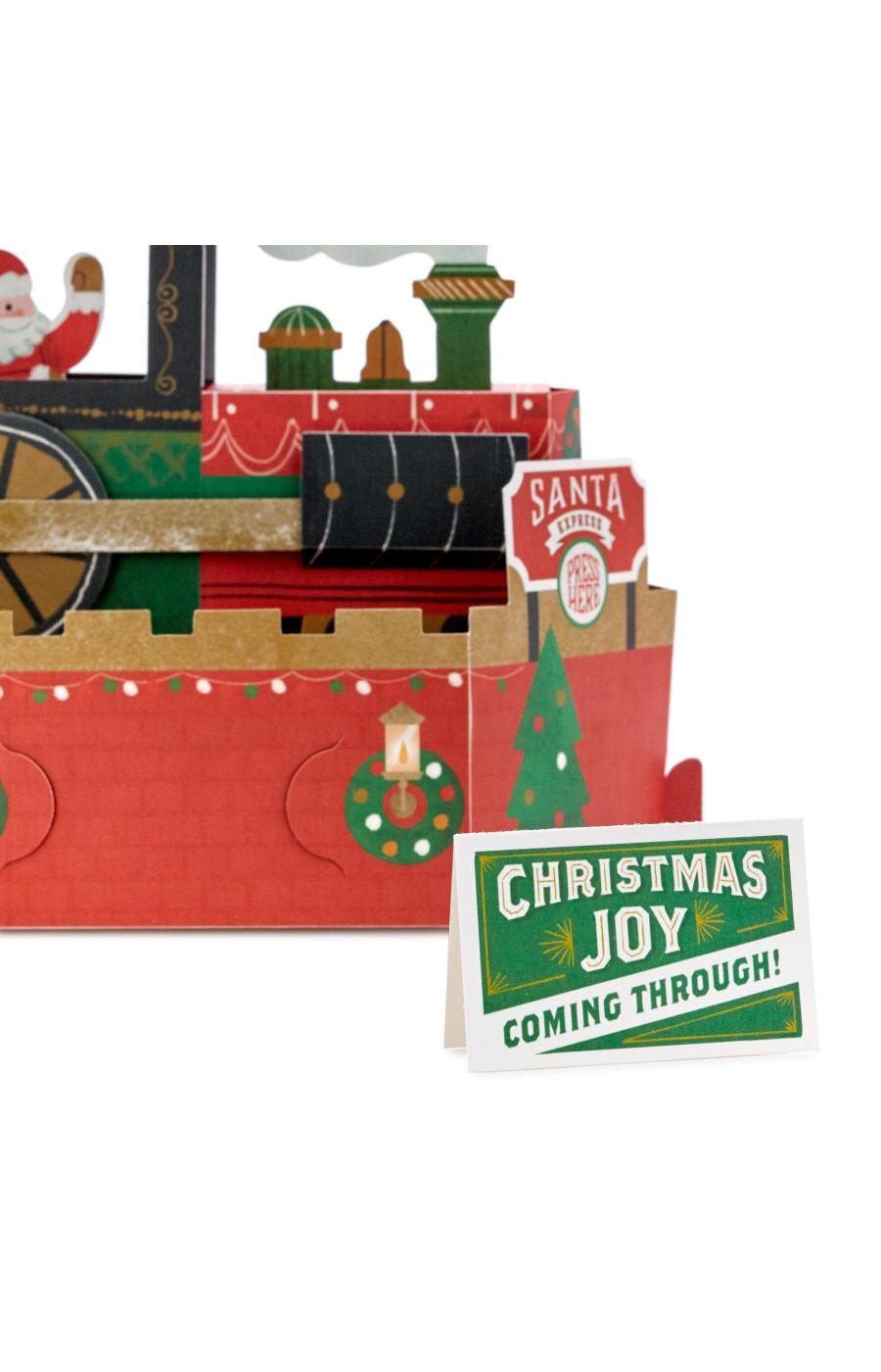 Hallmark Paper Wonder Christmas Train Musical Pop Up Card (Deck the Halls) - S8; image 2 of 7