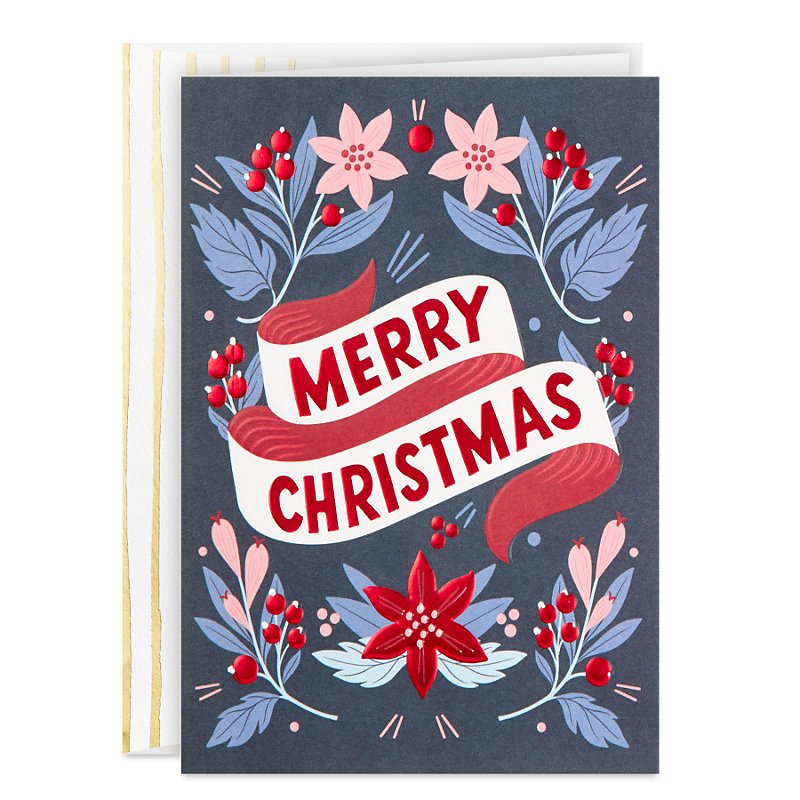 Hallmark Good Mail Christmas Card (And Happy New Year) 25 Shop Party