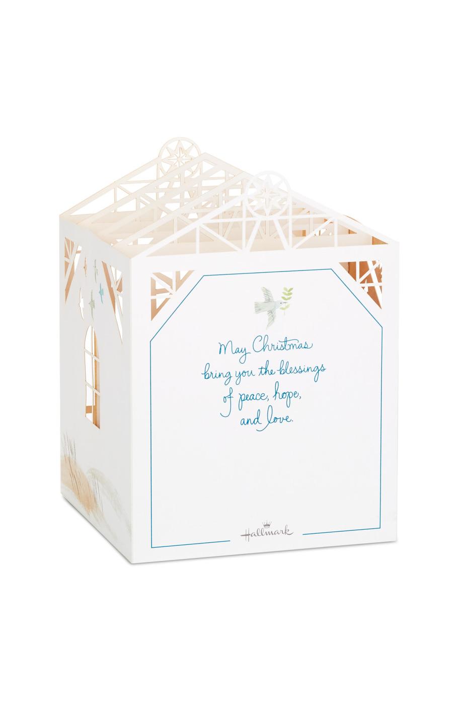 Hallmark Paper Wonder Nativity Scene Pop Up Christmas Card - S15; image 6 of 7