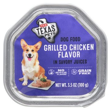 H-E-B Texas Pets Wet Dog Food - Sirloin, Chicken, Filet Mignon & Porterhouse Variety Pack