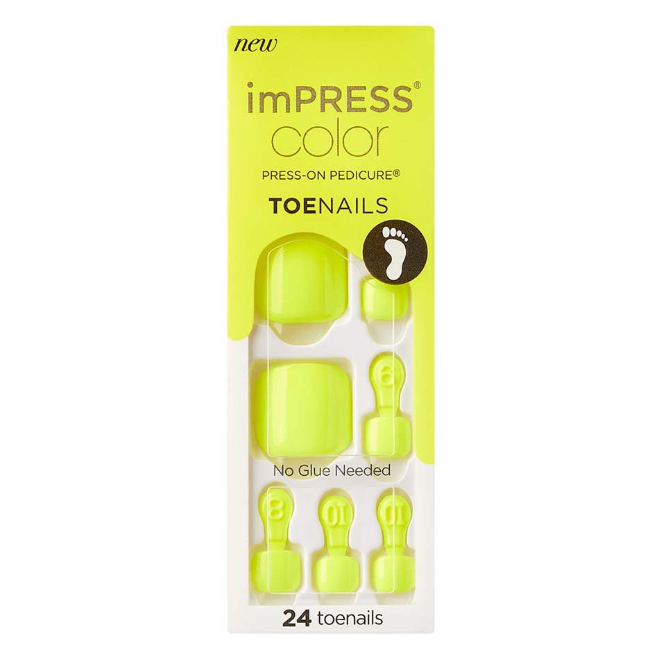 Kiss imPRESS Color PressOn Pedicure Got It Shop Nail Sets at HEB