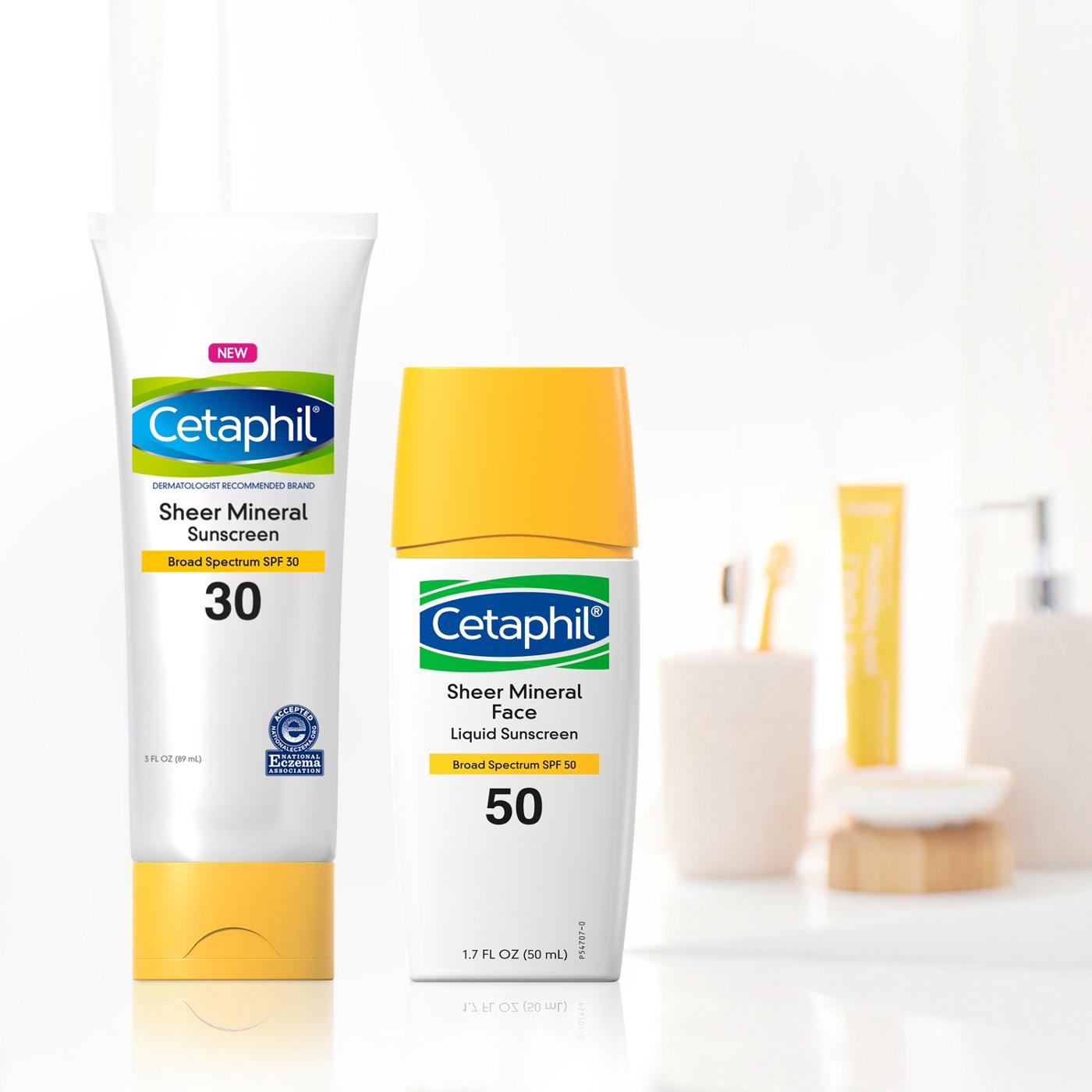 Cetaphil Sheer Mineral Sunscreen SPF 30; image 7 of 9