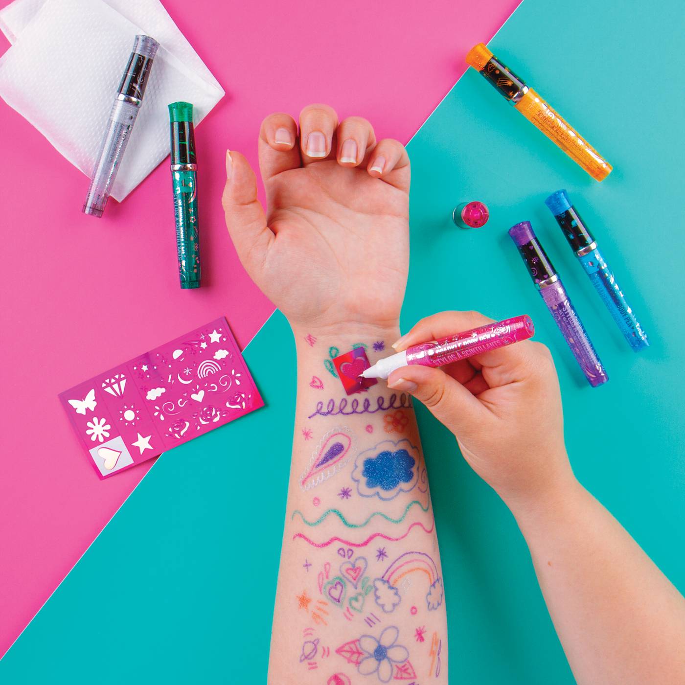 Fashion Angels Sparkle Tats Tattoo Body Art Kit; image 3 of 7