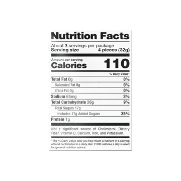 Sour Strips Blue Raspberry Candy, 3.4 oz