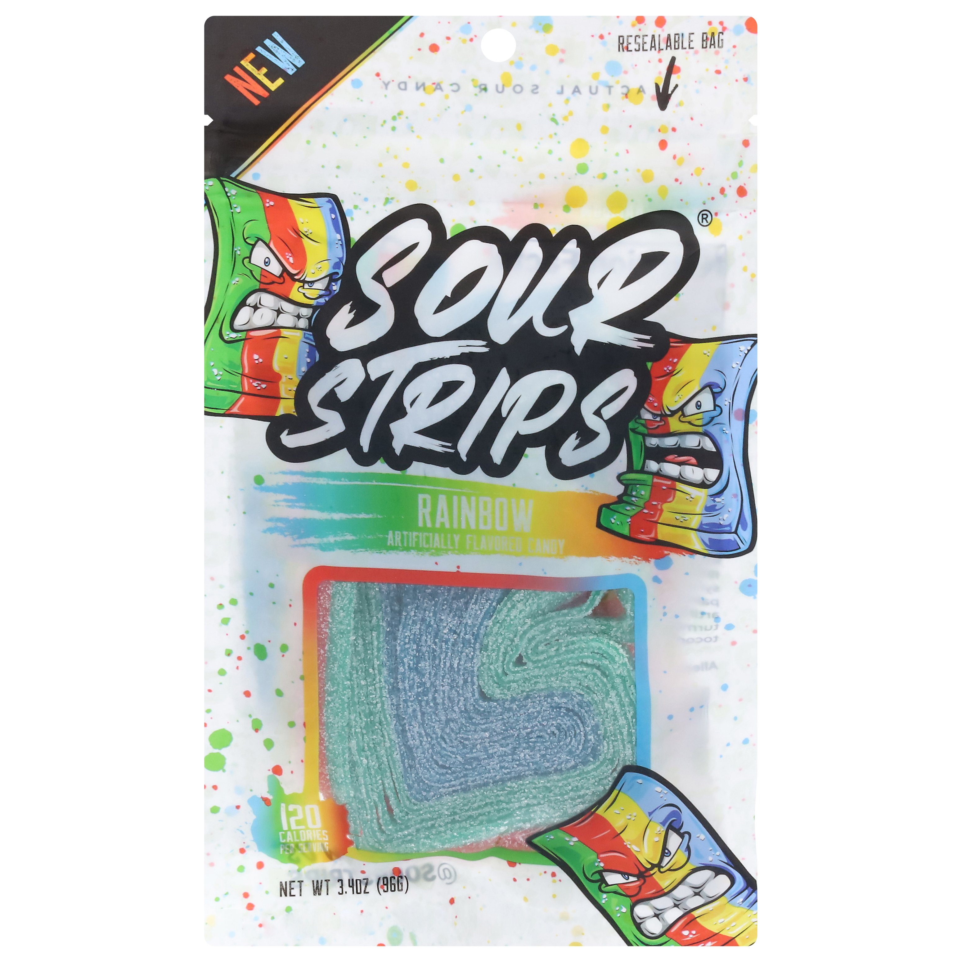 Sour Strips Rainbow Flavor Candy Shop Candy At H E B