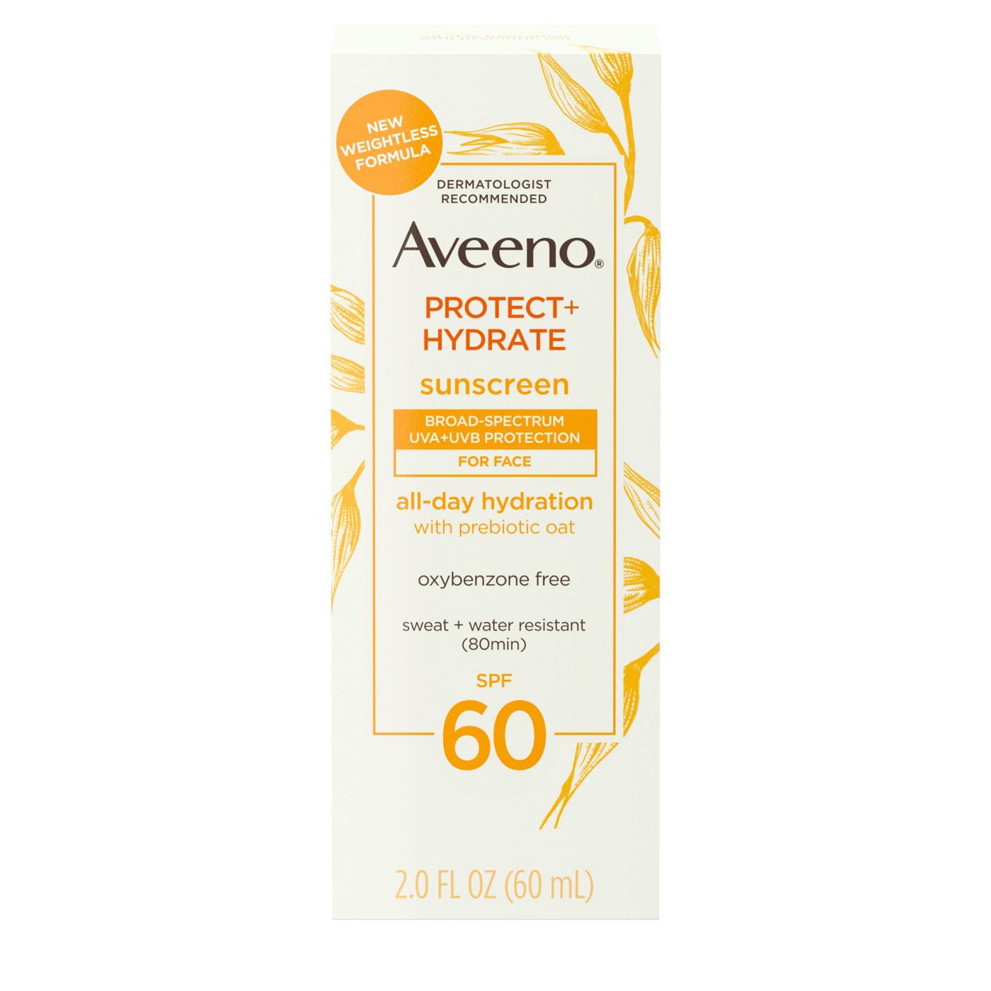 Aveeno Protect + Hydrate Face Sunscreen SPF 60; image 1 of 8