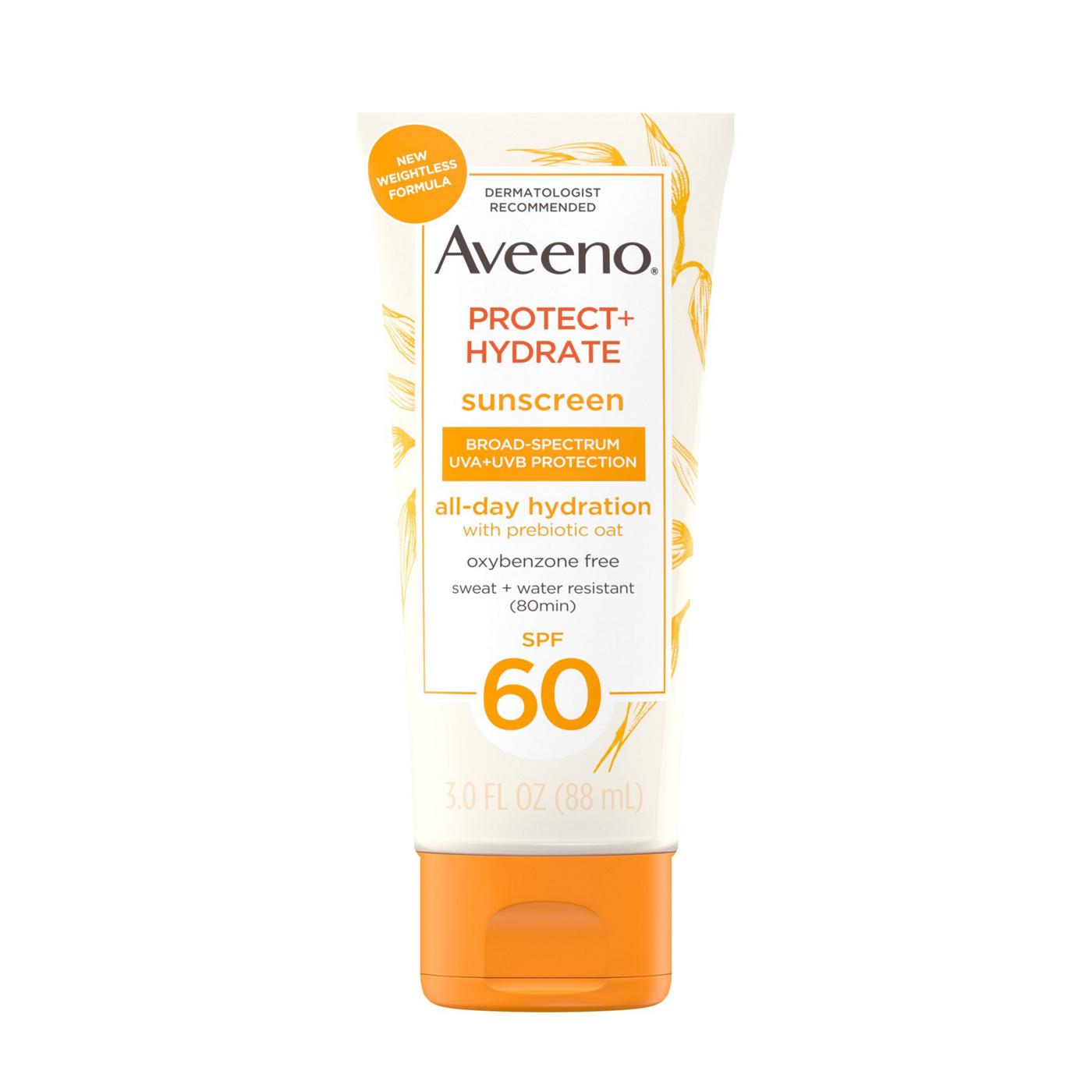 Aveeno Protect + Hydrate Sunscreen SPF 60; image 1 of 7