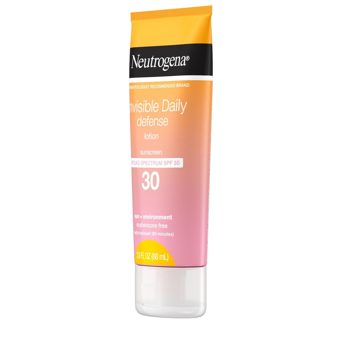 Neutrogena Invisible Daily Defense Sunscreen Lotion - SPF 30; image 2 of 5