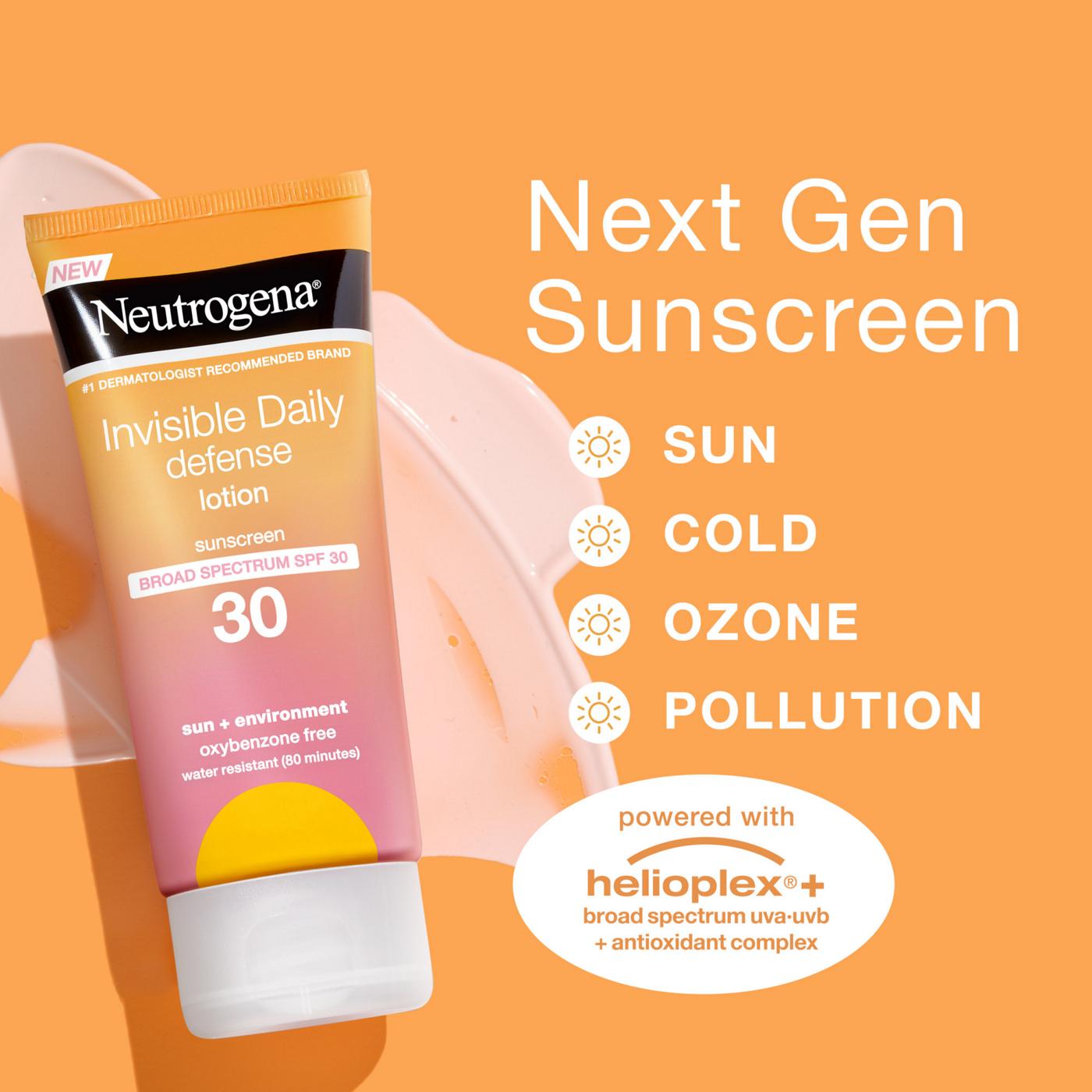 Neutrogena Invisible Daily Defense Sunscreen Lotion - SPF 30; image 4 of 5