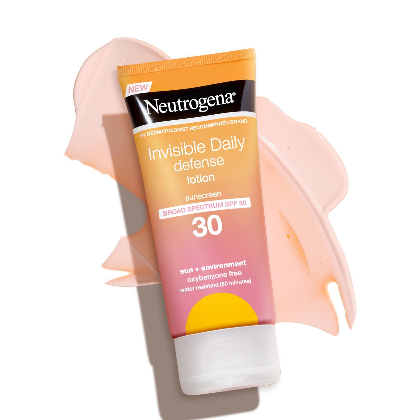 Neutrogena Invisible Daily Defense Sunscreen Lotion - SPF 30; image 5 of 5