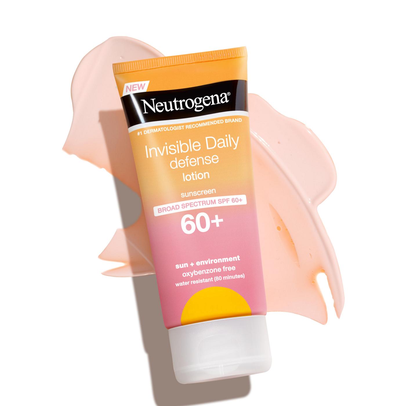 Neutrogena Invisible Daily Defense Sunscreen Lotion - SPF 60+; image 4 of 6