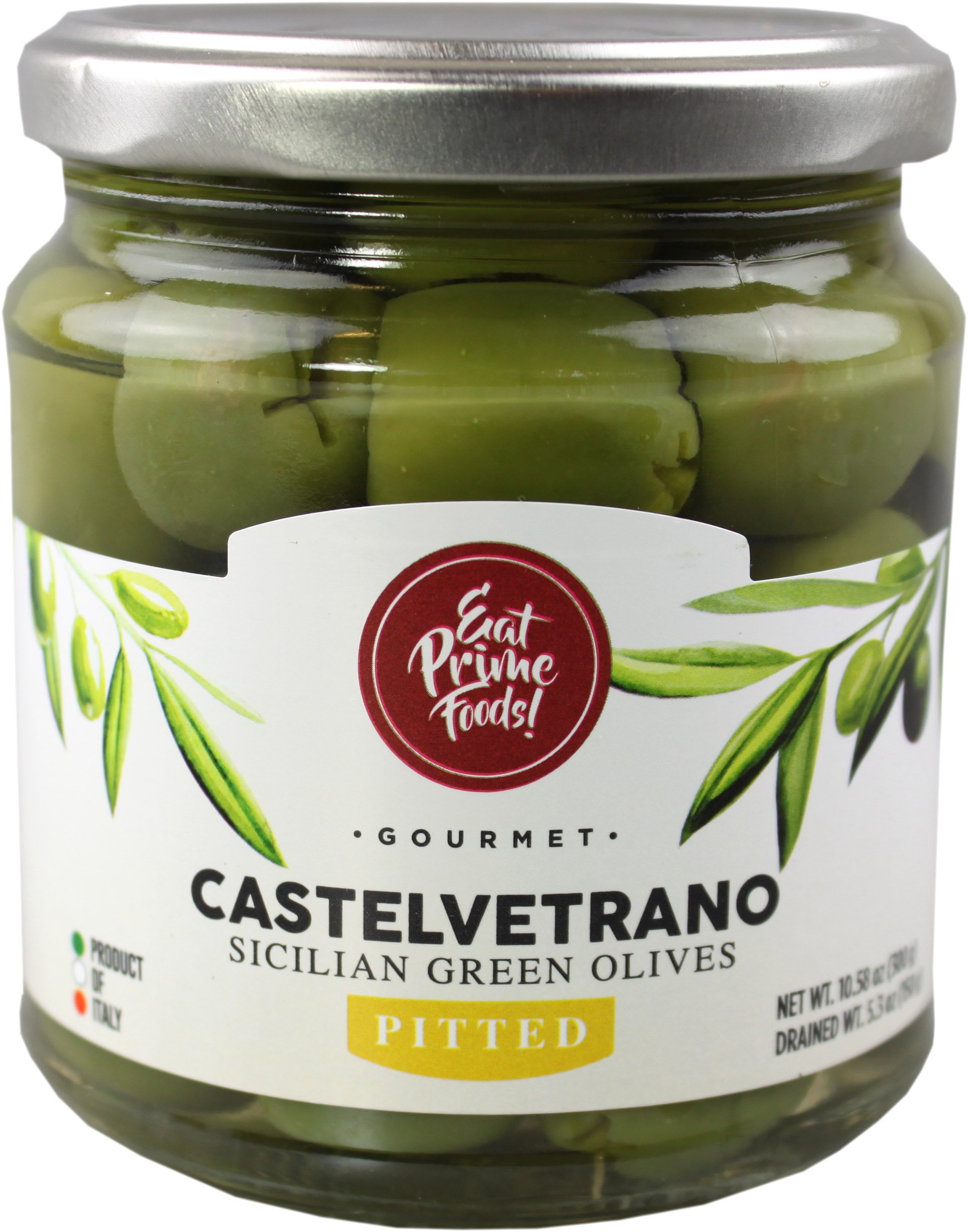 Castelvetrano Sicilian Green Olives Pitted Shop at HEB