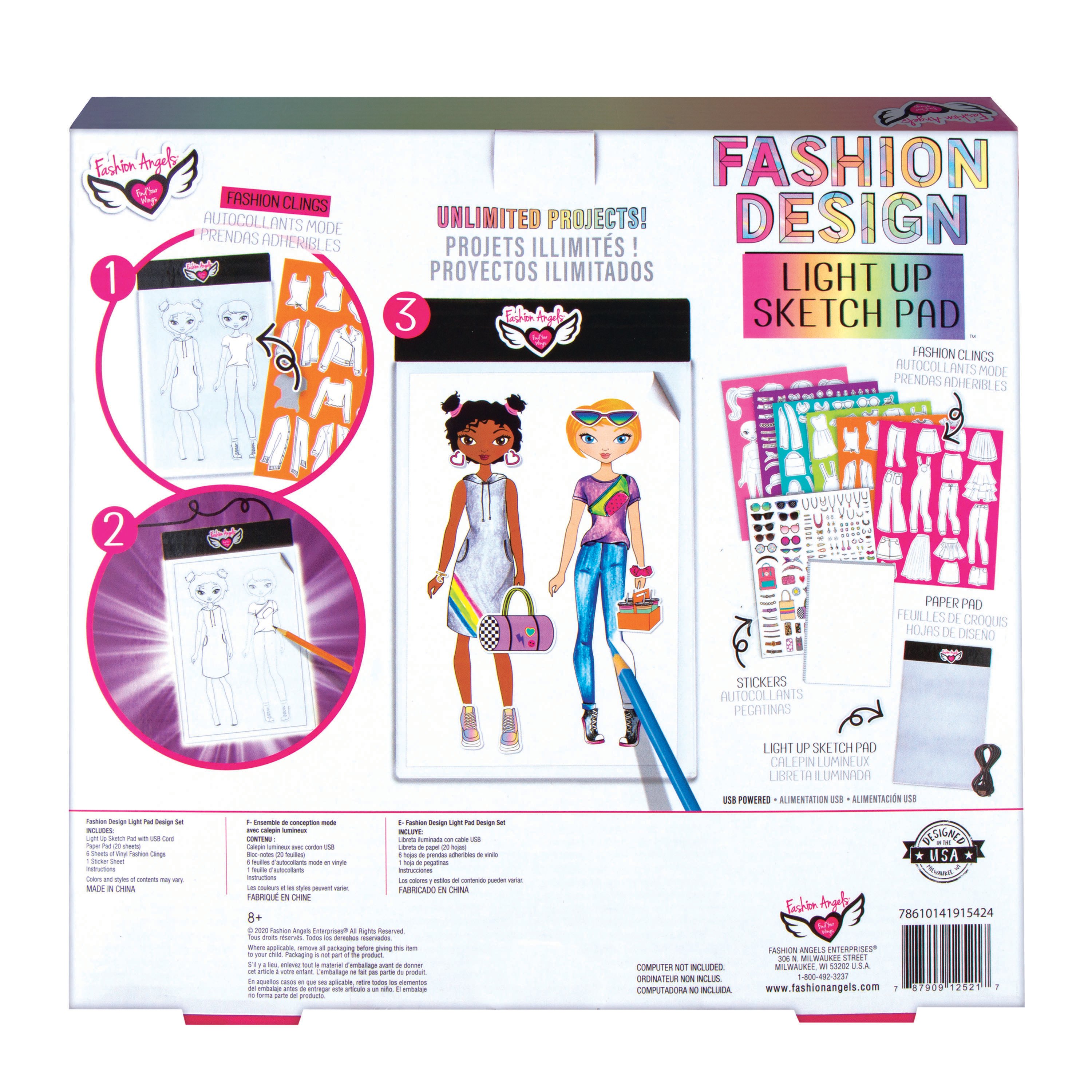 Fashion Angels Fashionista Models Sketch Pad Set - Shop Kits at H-E-B