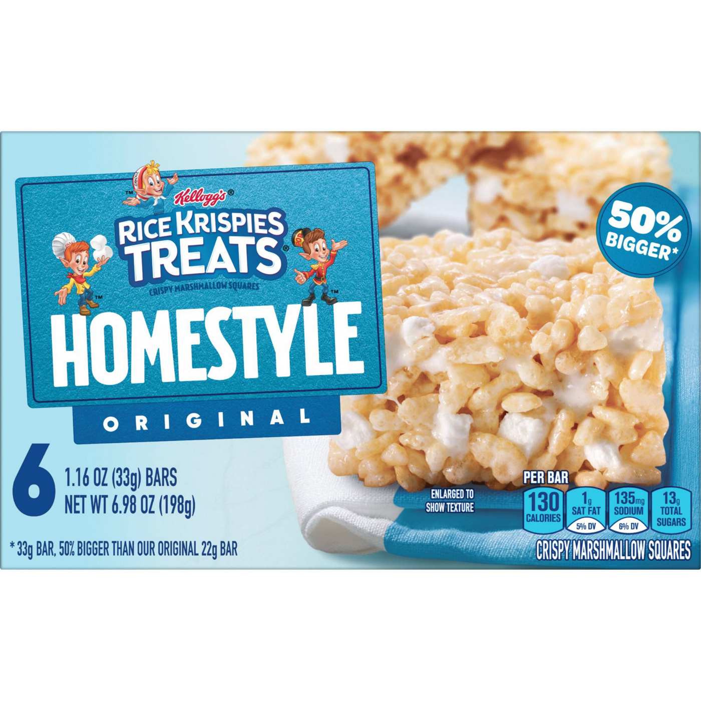Rice Krispies Treats Homestyle Original Crispy Marshmallow Squares; image 4 of 5