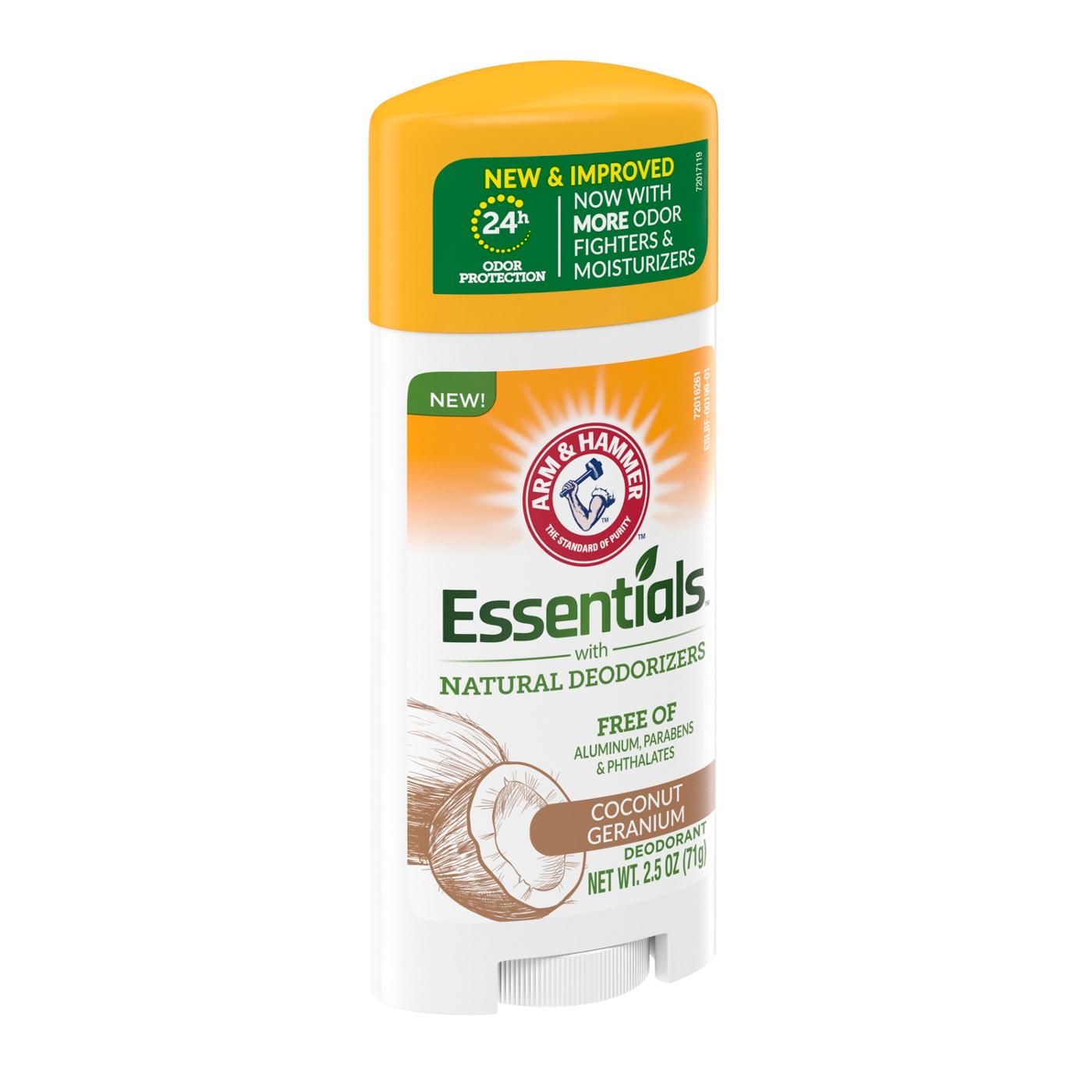 Arm & Hammer Essentials Deodorant Coconut Geranium Shop Deodorant