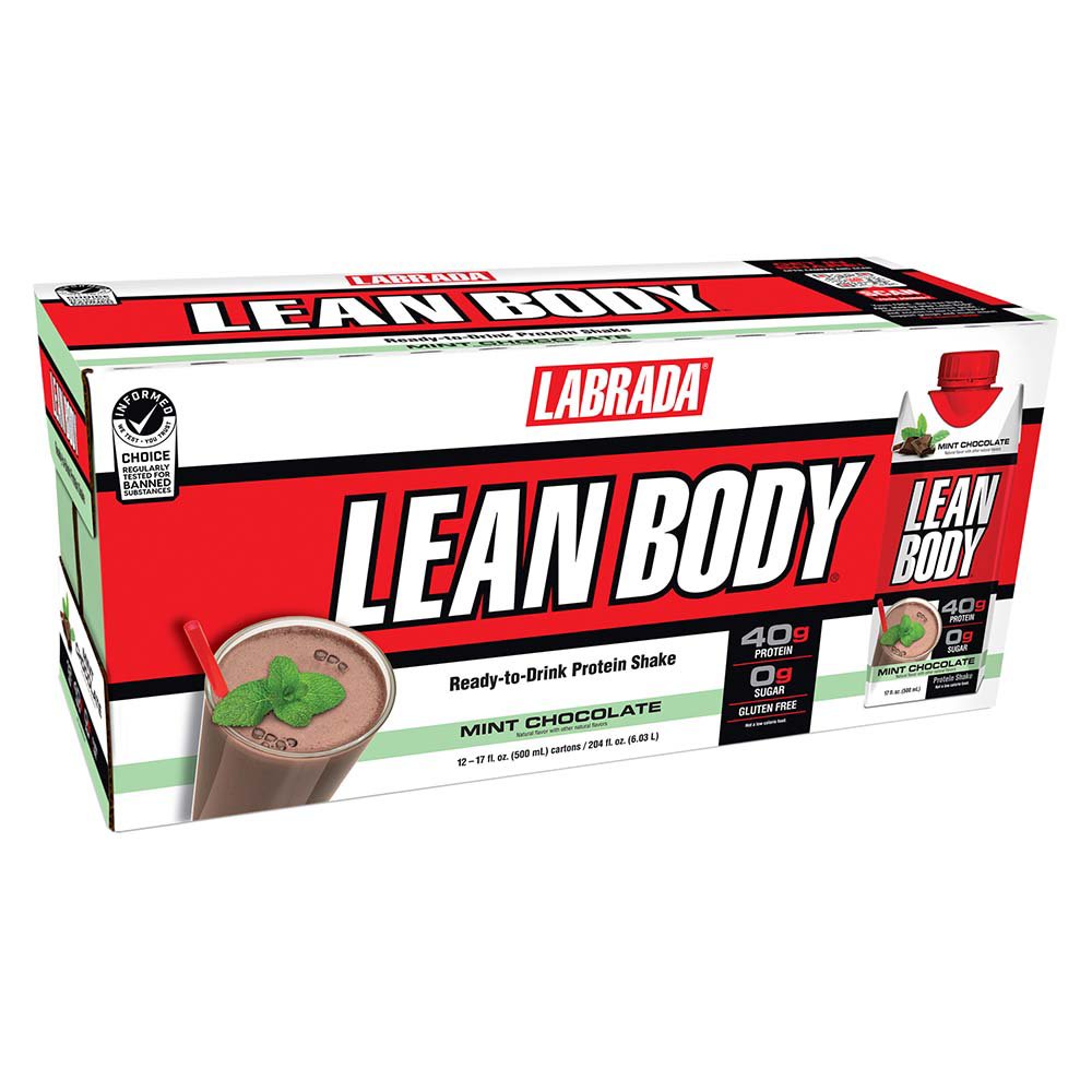 Labrada Lean Body Protein Shake Mint Chocolate 12 Pk Shop Diet