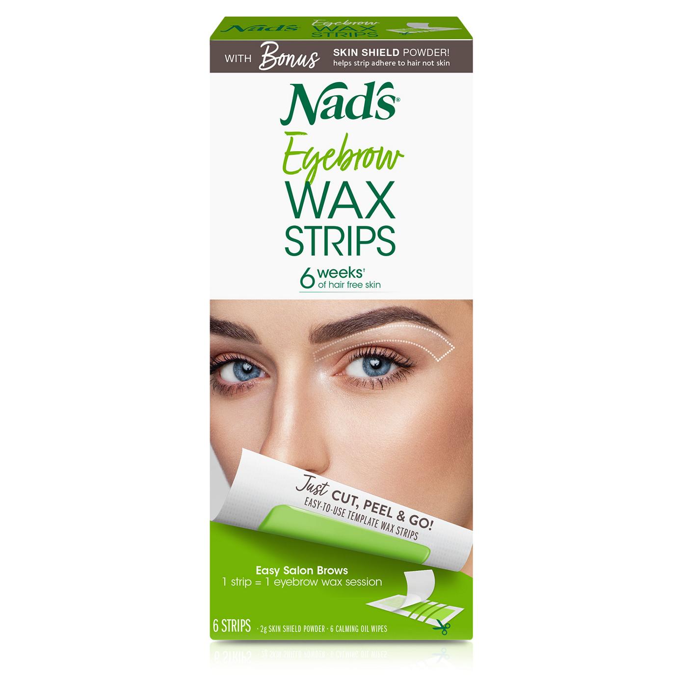 Nad's Eyebrow Wax Strips - Shop Depilatories & Wax At H-e-b