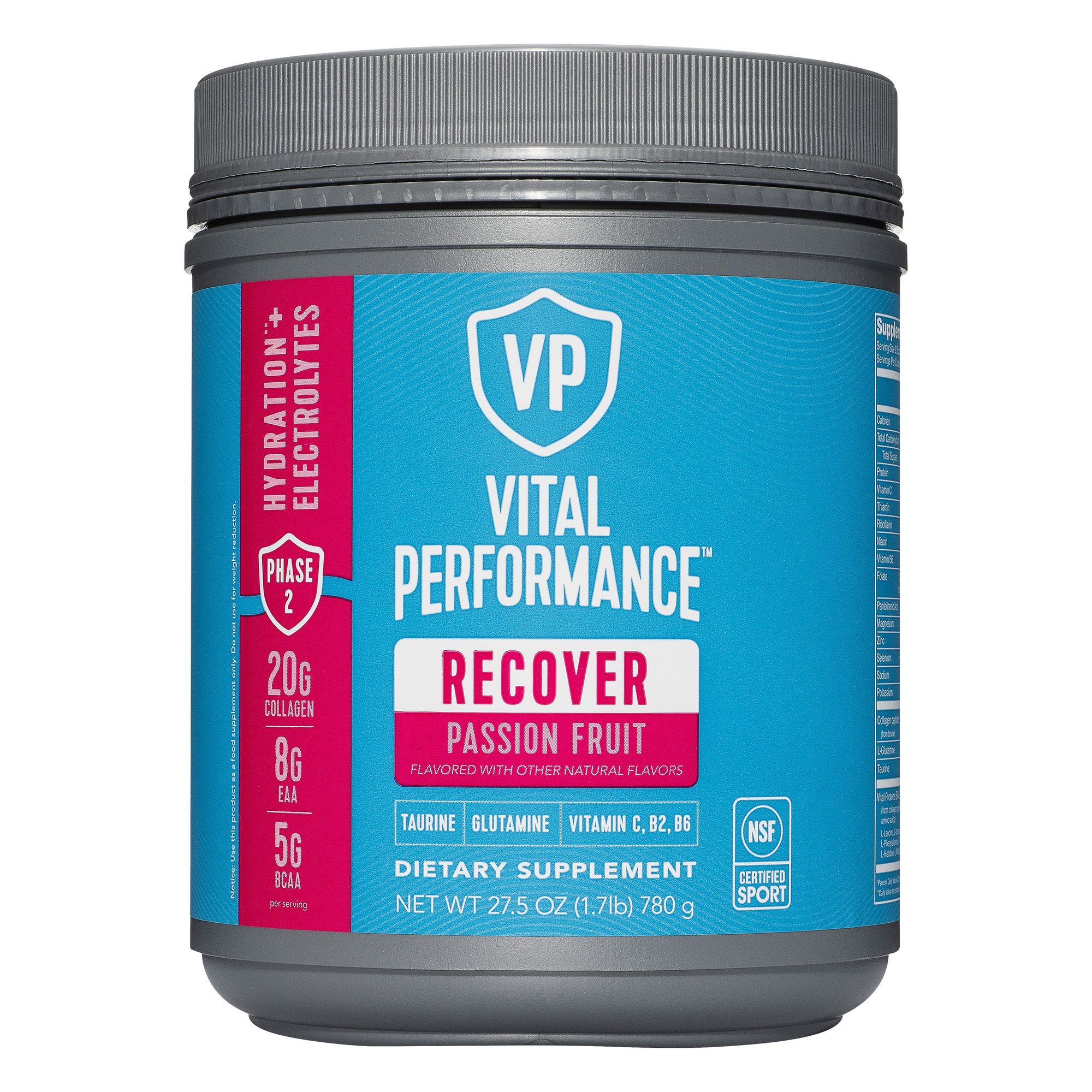 Vital Proteins Recover Passion Fruit Powder Shop Herbs Homeopathy