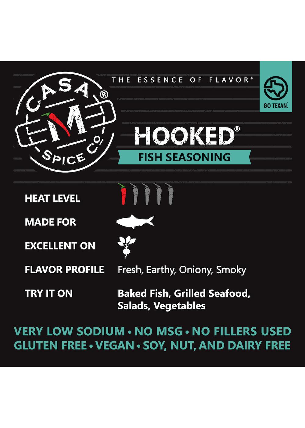 Casa M Spice Hooked Fish Seasoning; image 2 of 4