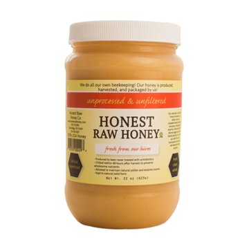 Desert Creek Honest Raw Honey, 22 oz