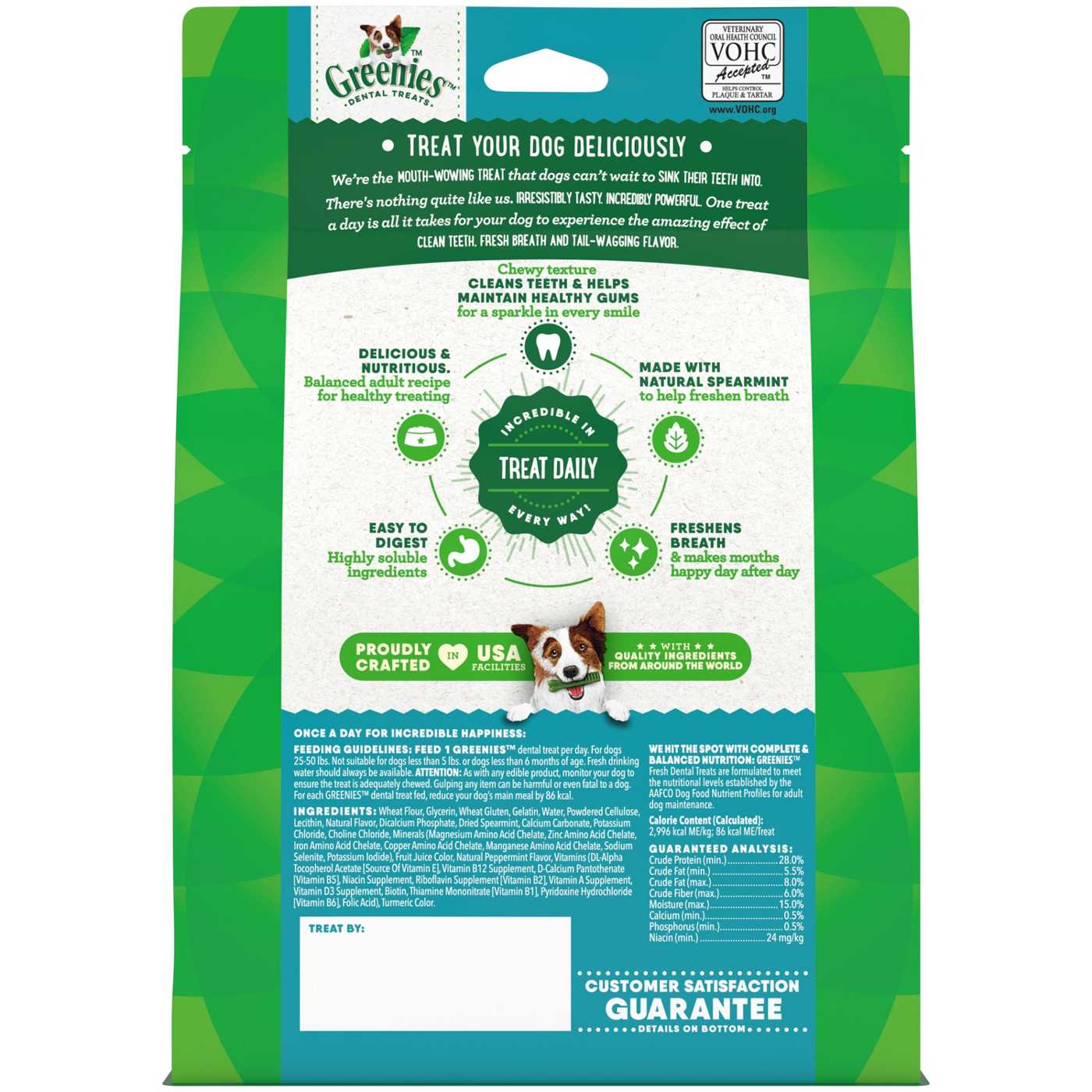 GREENIES Regular Natural Dog Dental Care Chews Dog Treats - Fresh Flavor; image 4 of 5