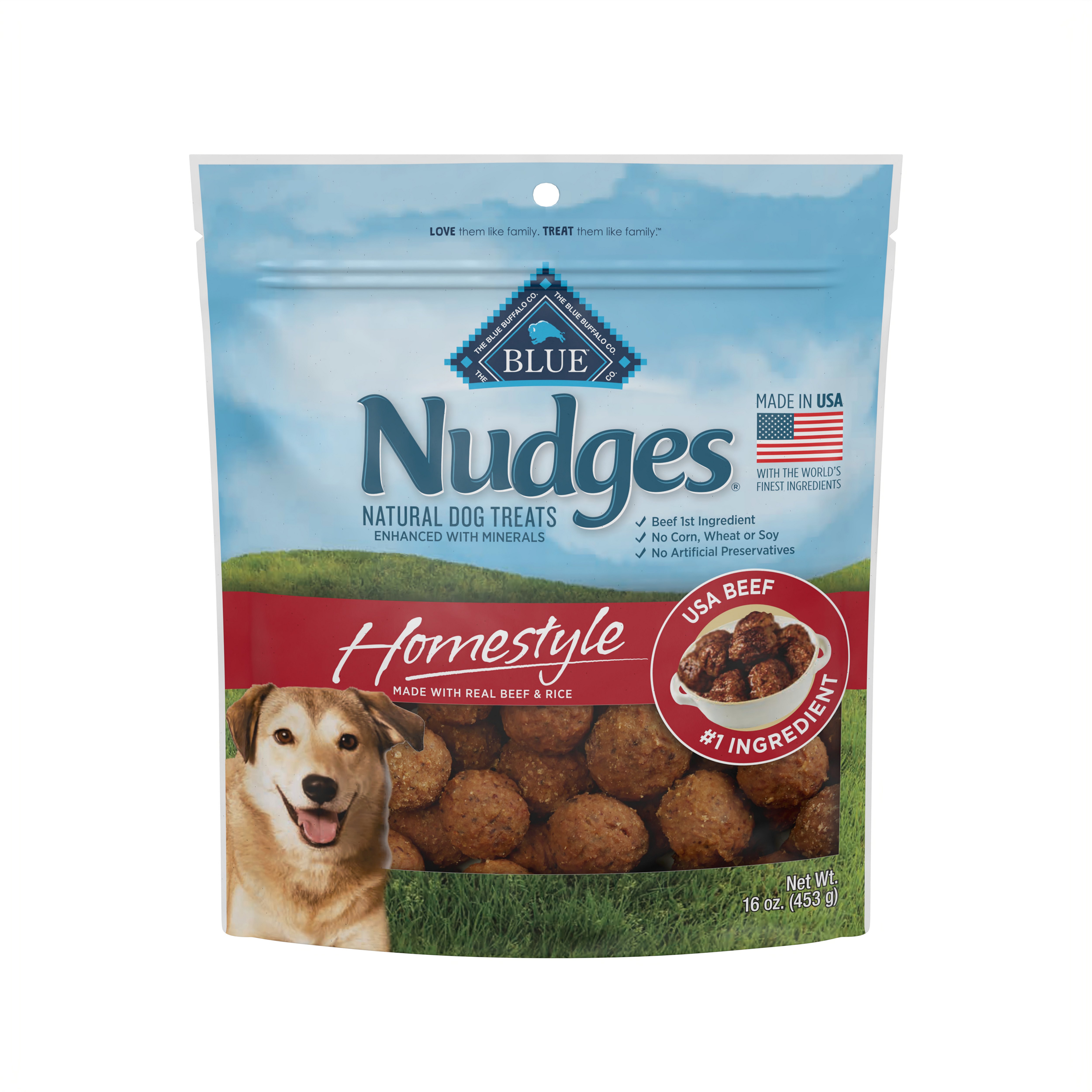 Nudges Homestyle Beef Meatballs Natural Dog Treats Shop Dogs At H E B