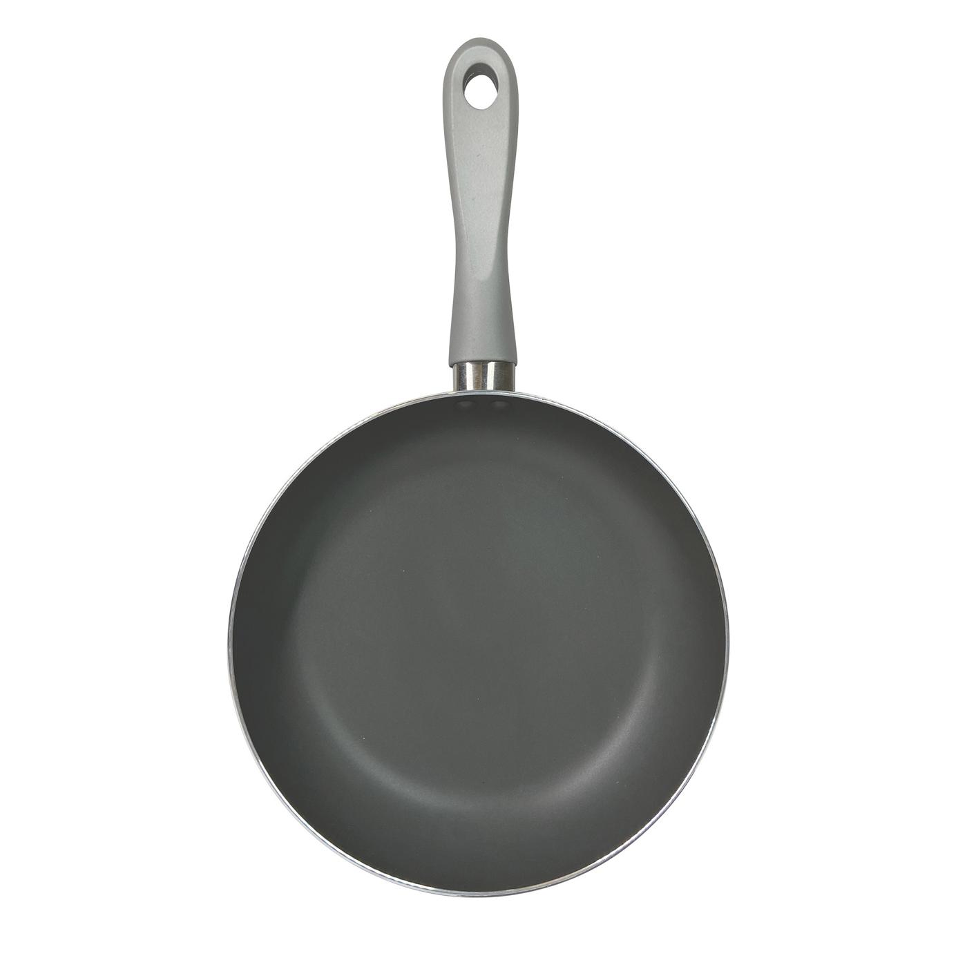 Victoria NonStick Silver Metallic Fry Pan Set Shop Frying Pans & Griddles at HEB