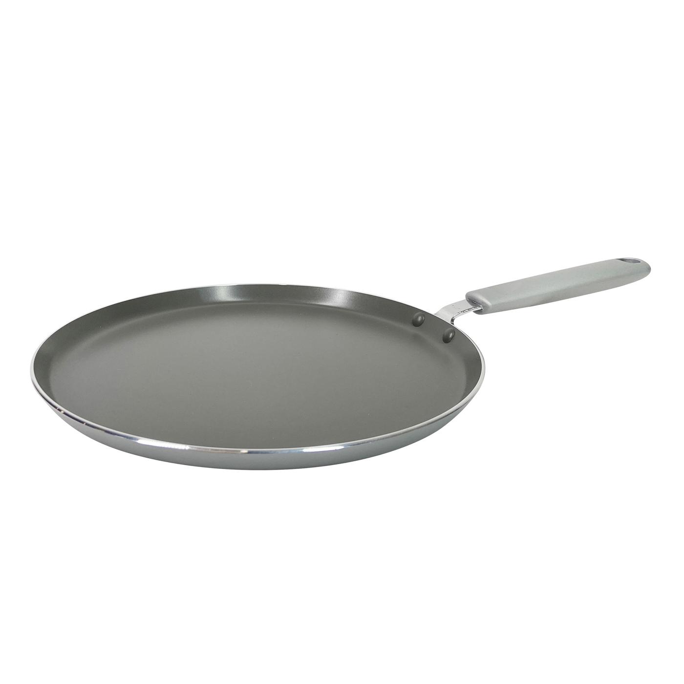 Victoria Non-Stick Silver Metallic Comal Griddle; image 1 of 3