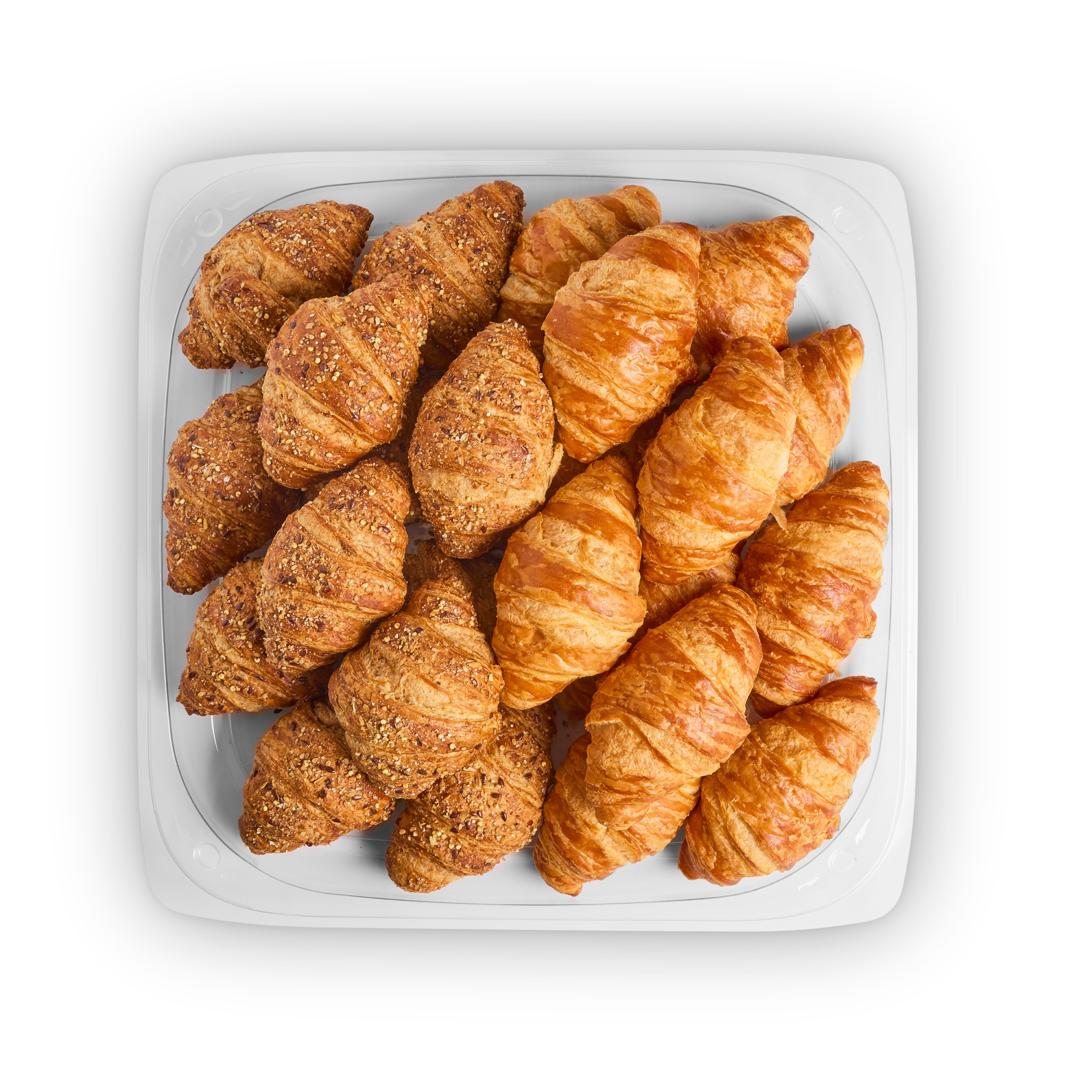 H-E-B Bakery Party Tray - Mini Multigrain & Butter Croissants - Shop ...