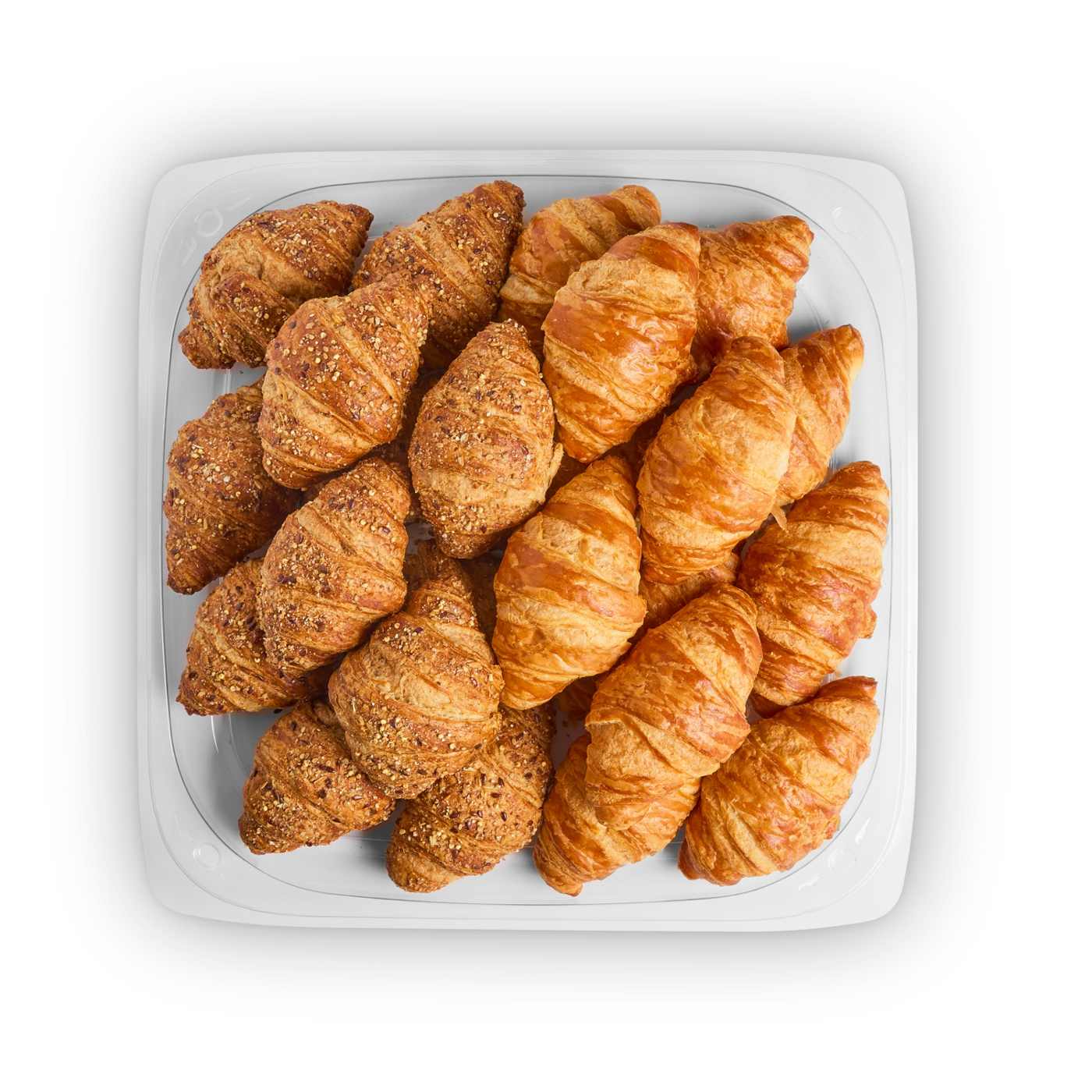 H-E-B Bakery Party Tray - Mini Multigrain & Butter Croissants; image 2 of 3