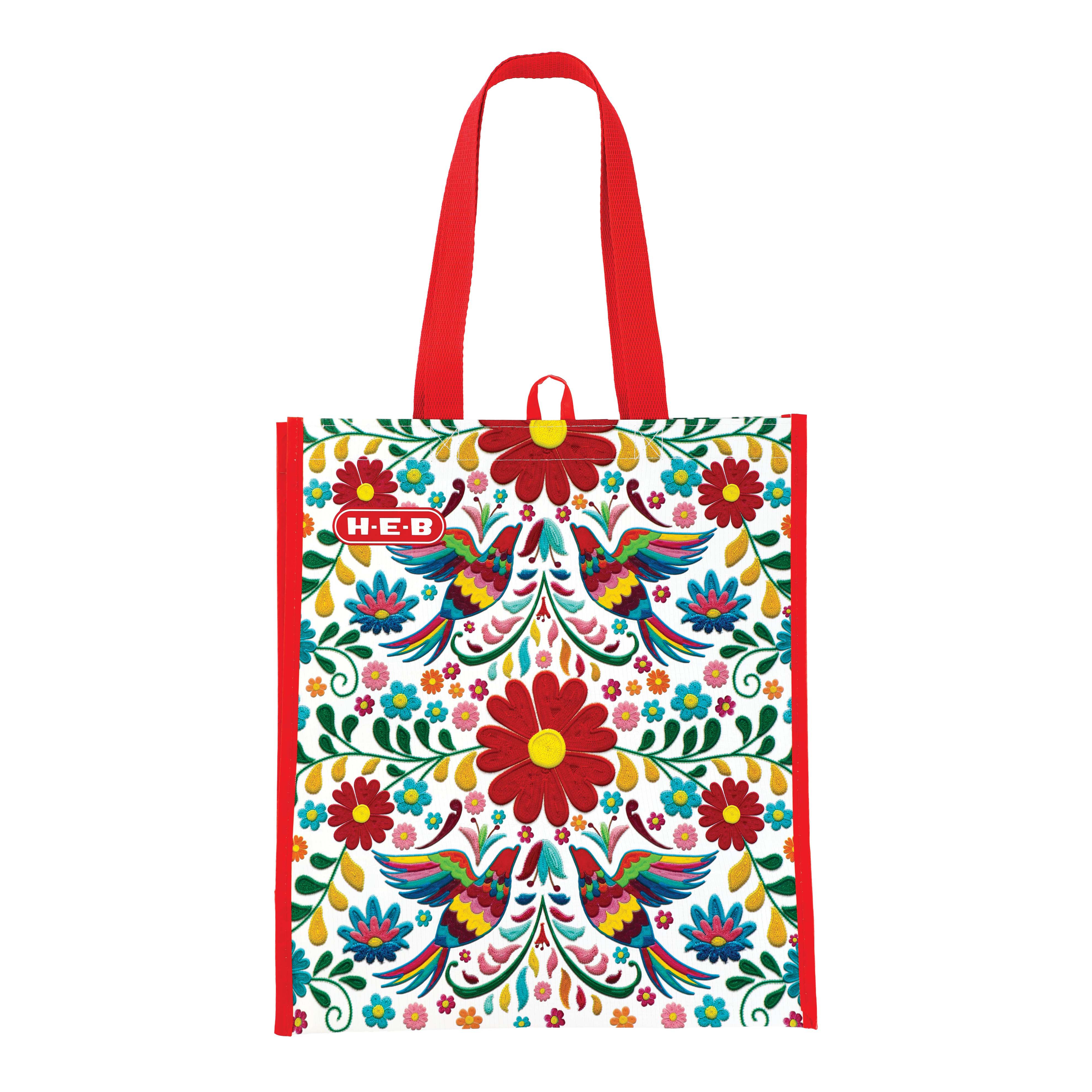 H-E-B Floral Otomi Reusable Shopping Bag - Shop Reusable Shopping Bags ...