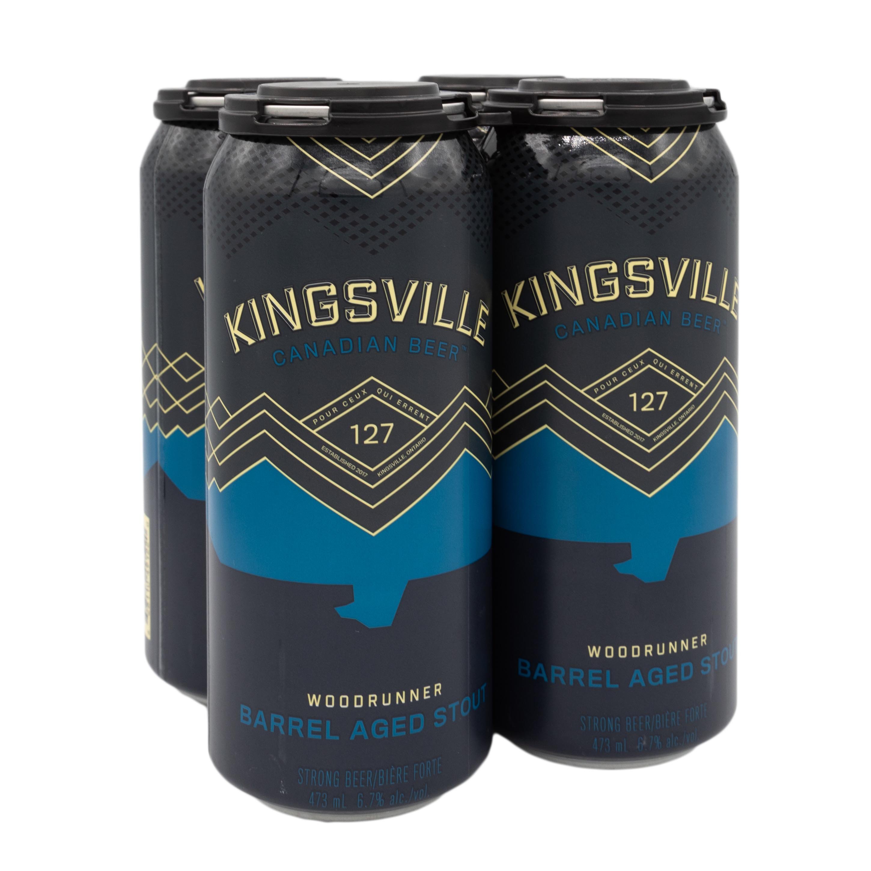 Kingsville Woodrunner Barrel Aged Stout 16 oz Cans Shop Beer at HEB