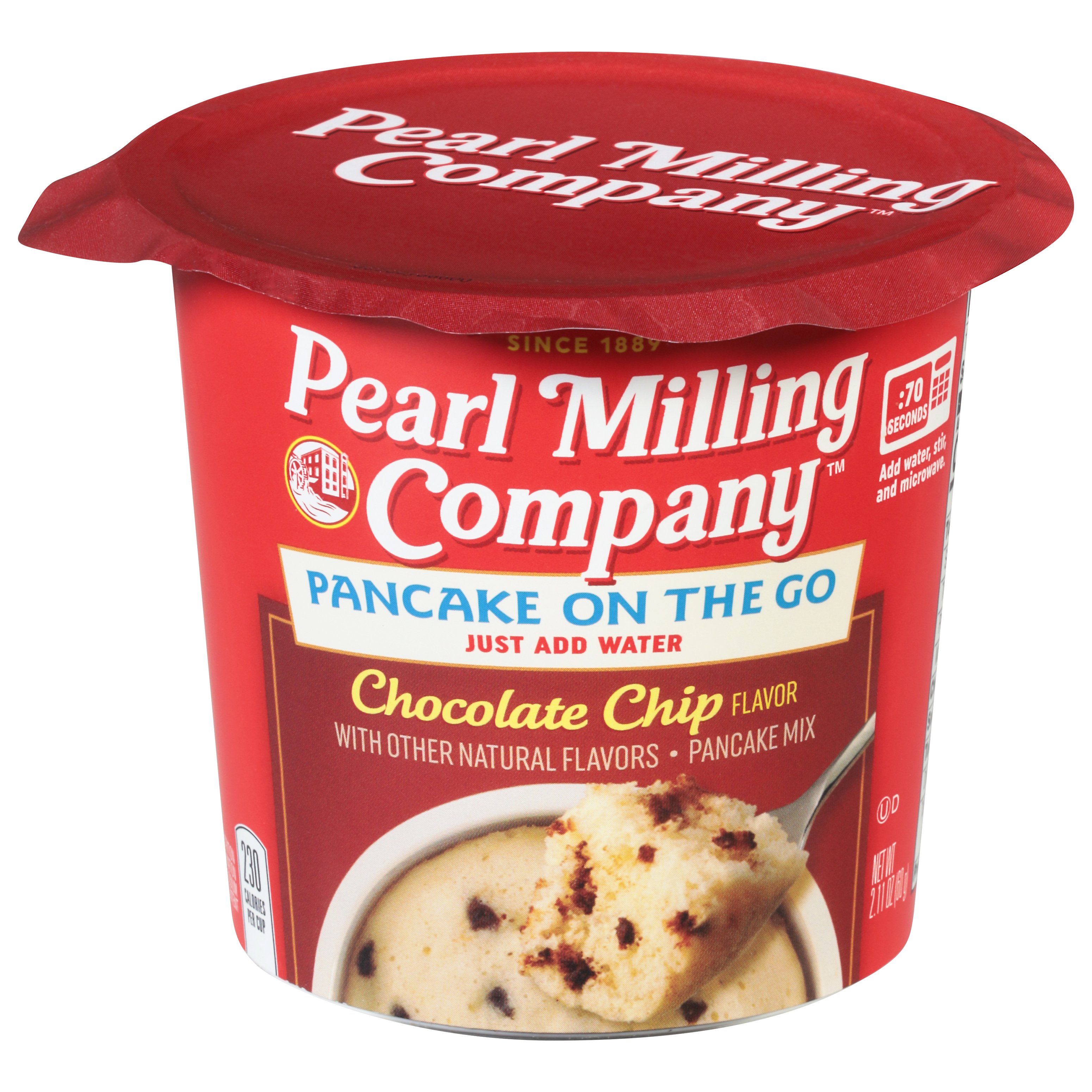 Pearl Milling Company Pancake Mix Cup Chocolate Chip Shop Pancake