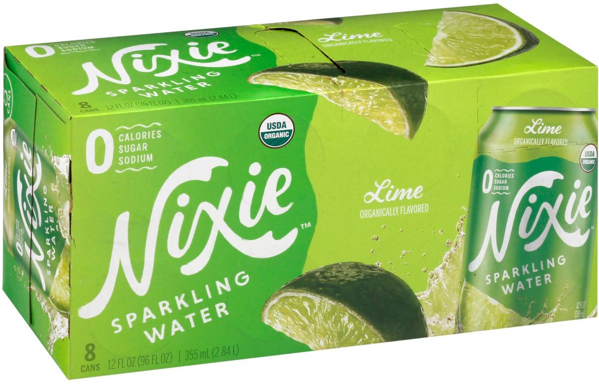 Nixie Lime Sparkling Water 12 oz Cans, 8 pk | Central Market - Really ...