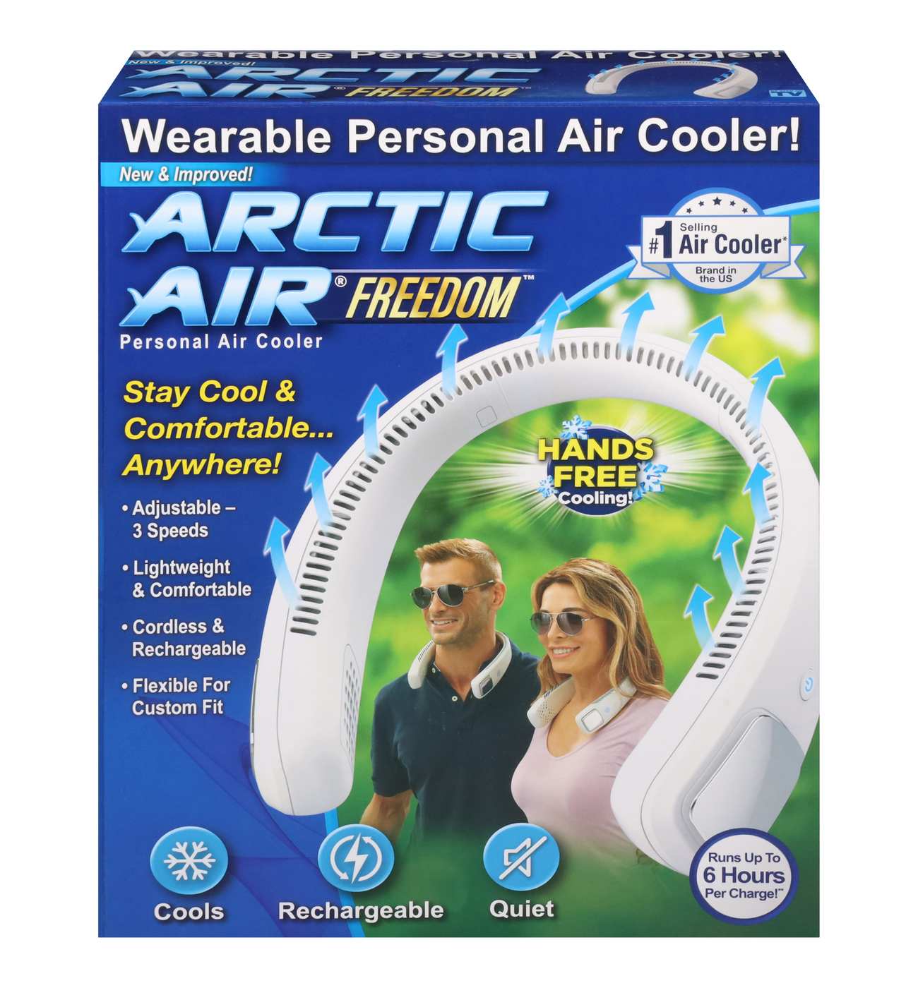 Arctic Air Freedom Wearable Personal Air Cooler