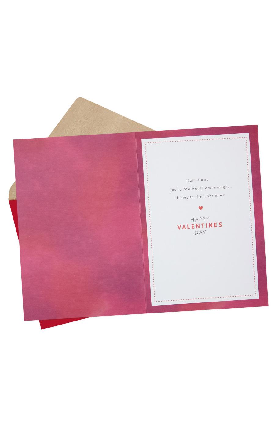 Hallmark Valentines Day Card (The Right Words), S3; image 6 of 6